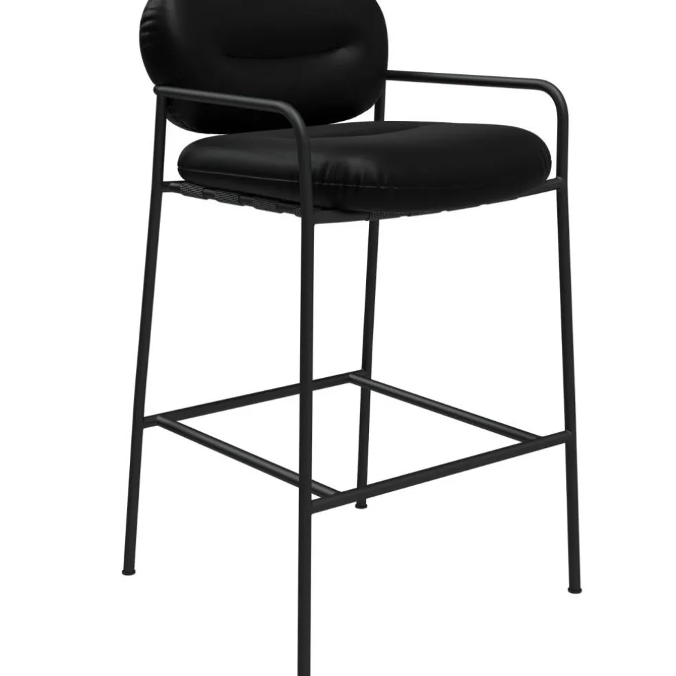 Bollo Barstol 65 cm, Elmosoft Black