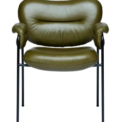 Bollo Stol, Svarta Ben / Skinn Elmotique 48027