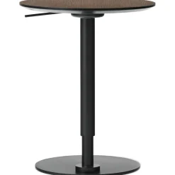 Branch Sidobord Ø45 cm, Mörkbetsad Ek
