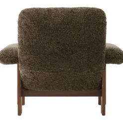 Brasilia Fåtölj Med Ottoman Walnut, Root