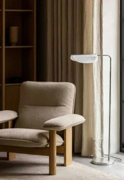 Brasilia Fåtölj Naturlig Ek, Bouclé 02 Beige