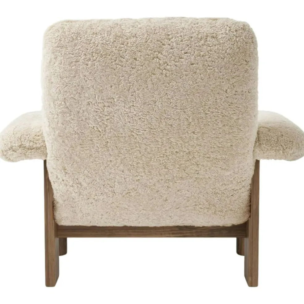 Brasilia Fåtölj, Walnut / Sheepskin Nature