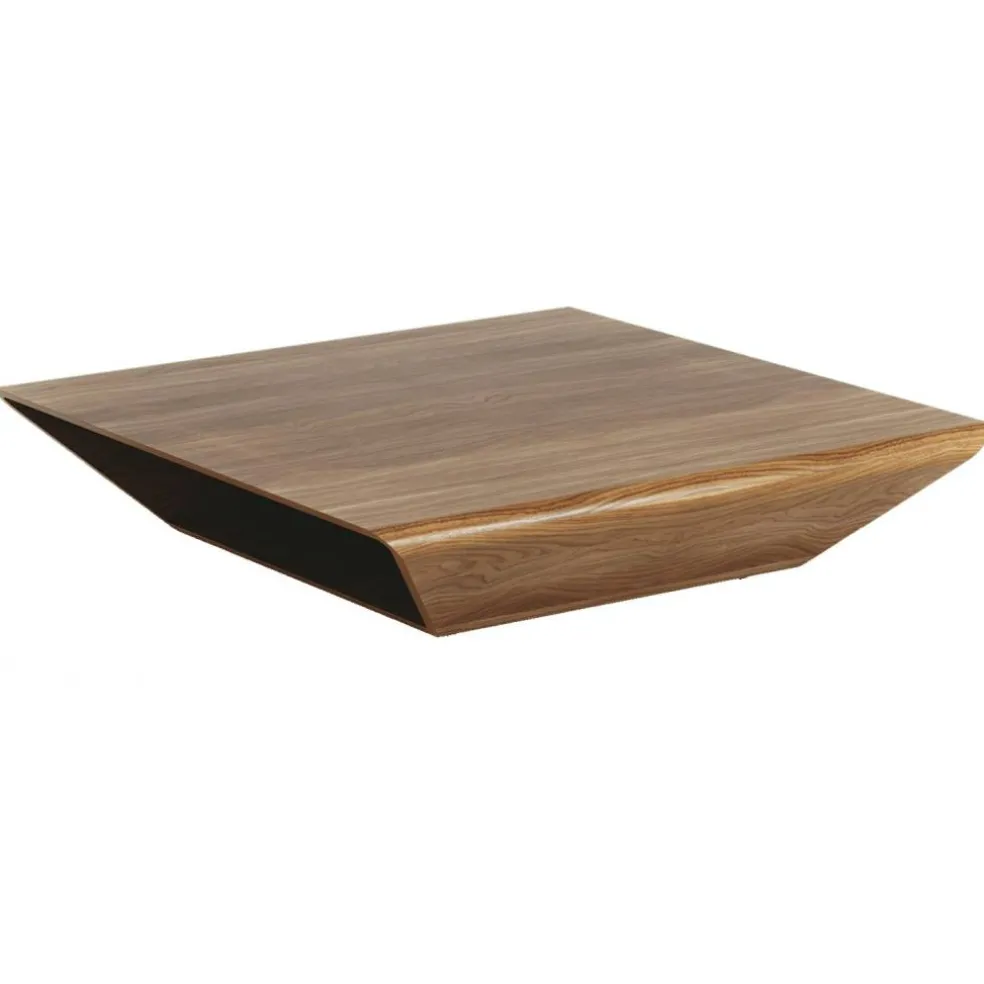 Brasilia Soffbord 120 cm, Valnötsfanér