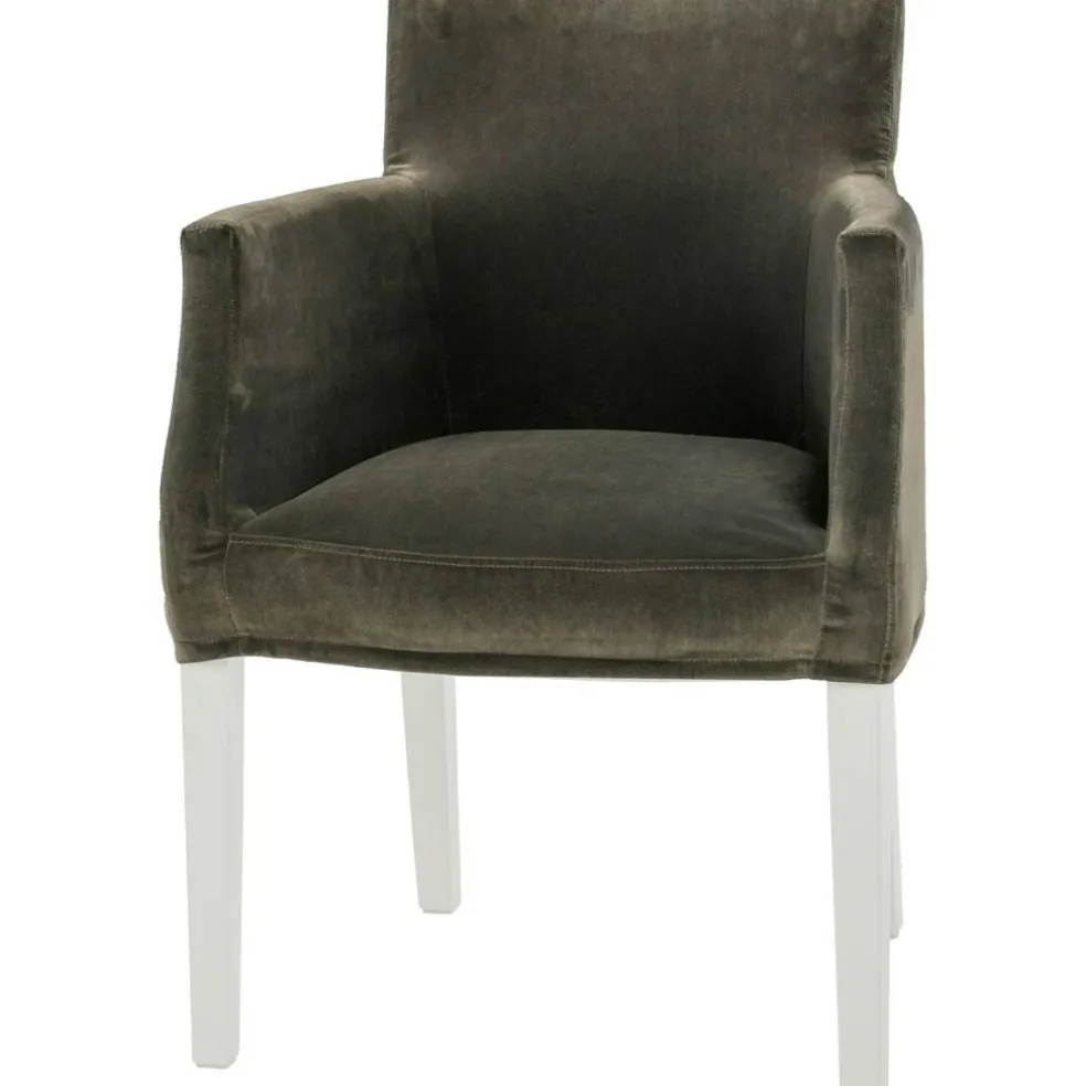 Brooklyn Stol Lös Klädsel, Vit/Omega Graphite 51