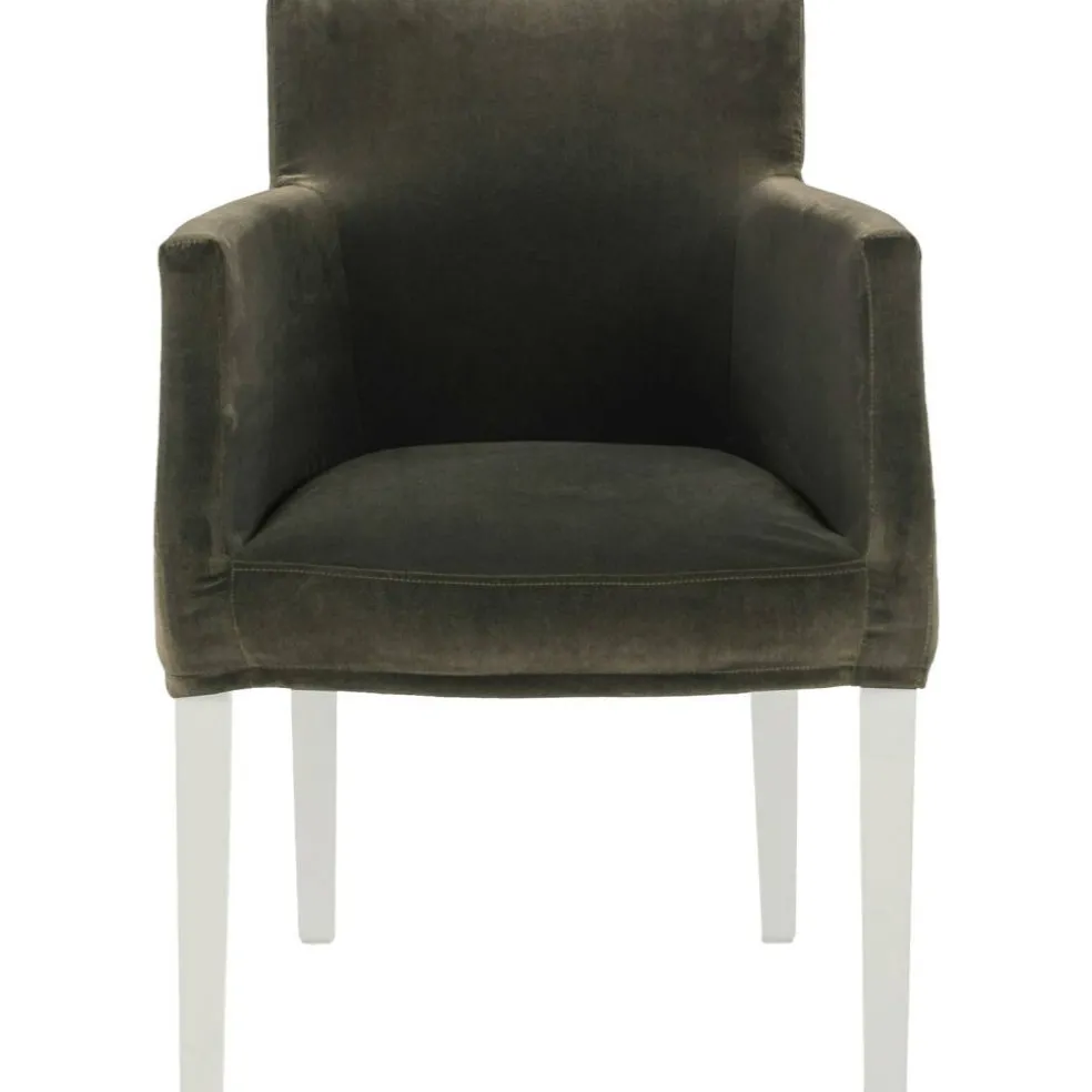 Brooklyn Stol Lös Klädsel, Vit/Omega Graphite 51