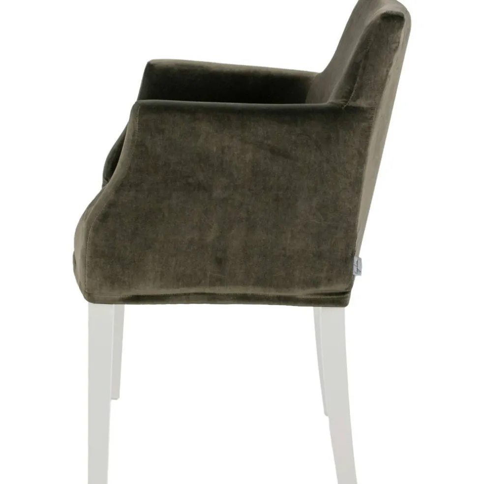 Brooklyn Stol Lös Klädsel, Vit/Omega Graphite 51