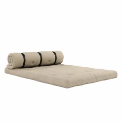 Buckle-Up Soffa Med Bälte Utomhus, Beige / Svart