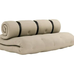 Buckle-Up Soffa Med Bälte Utomhus, Beige / Svart