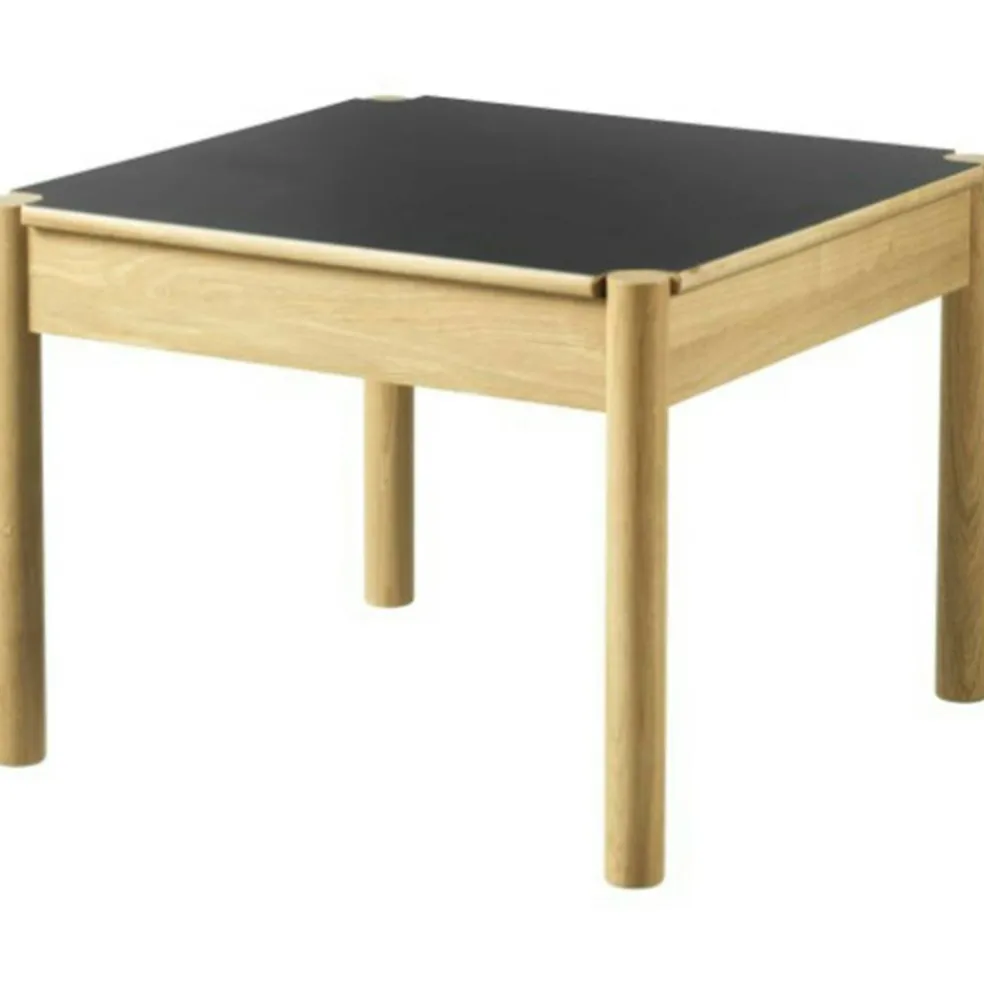 C44 Soffbord Ek / Linoleum, 60x120 cm