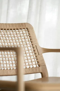 Cabin Loungefåtölj, Ljus Ek / Sand Läder
