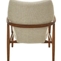 Chair Peggy Fabric Rough Ecru