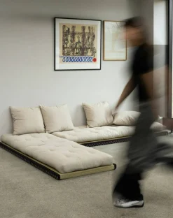 Chico Soffa Med Madrass 80x200 cm, Beige