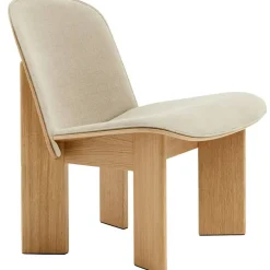Chisel Loungefåtölj Med Klädd Framsida, Ek / Linara 216