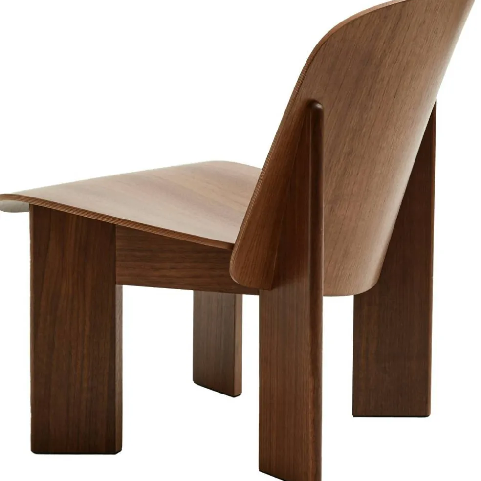 Chisel Loungefåtölj, Valnöt