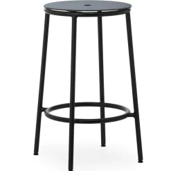 Circa Barstol 65 cm, Svart Aluminium