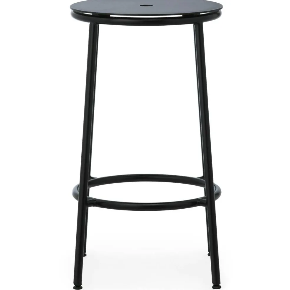 Circa Barstol 65 cm, Svart Aluminium