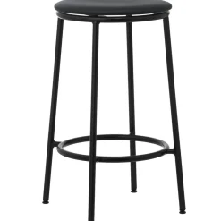 Circa Barstol 65 cm, Svart Läder / Ultra leather 41599