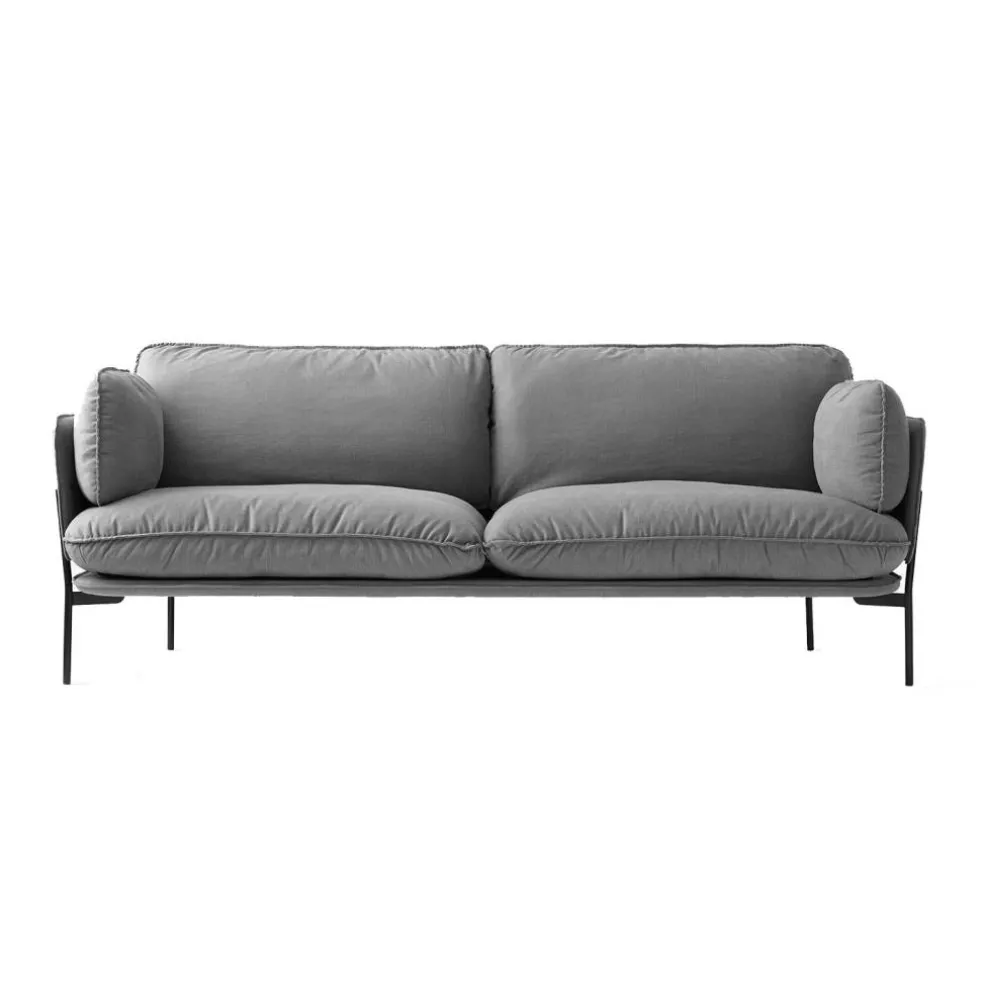 Cloud Soffa 3-Sits, Svarta Ben / Hot Madison 724