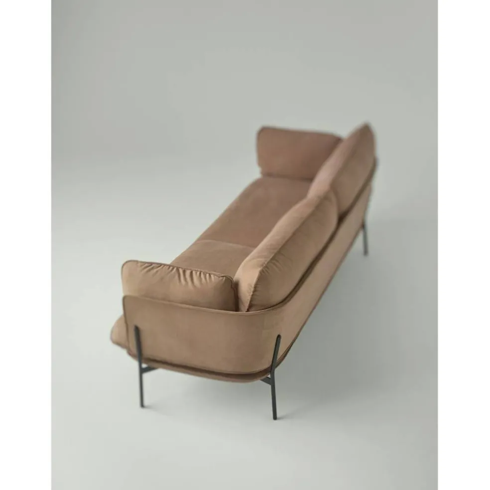 Cloud Soffa 3-Sits, Svarta Ben / Hot Madison 495