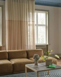 Connect Soft Modulär 3-sitssoffa Med Öppen Högersida, Grace Leather Cognac