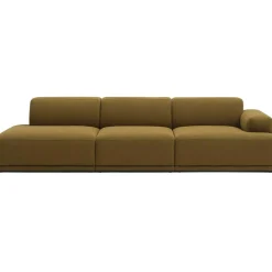 Connect Soft Modulär 3-sitssoffa Med Öppen Vänstersida, Hearth 008