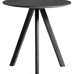 CPH 20 2.0 Sidobord Ø50x49 cm, Vattenbaserad Lackad Ek / Svart