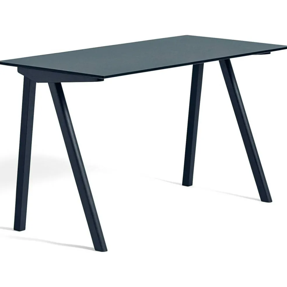 CPH 90 2.0 Skrivbord, Vattenbaserad Lackad Ek / Deep Blue
