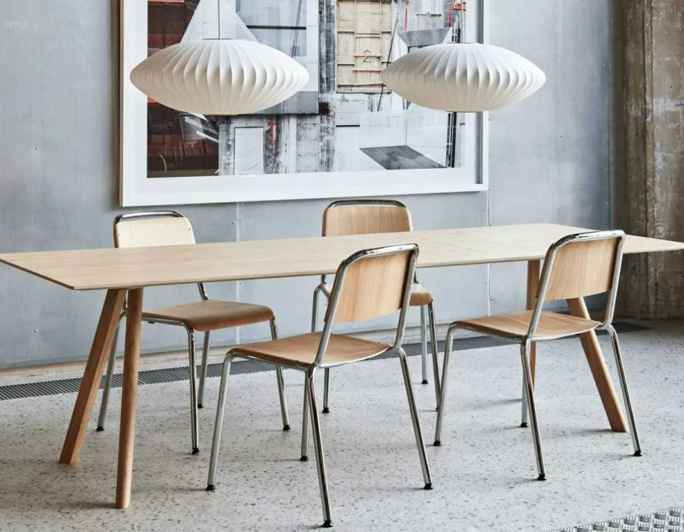 CPH 30 Bord 90x250x74 cm, Vattenbaserad Lackad Ek