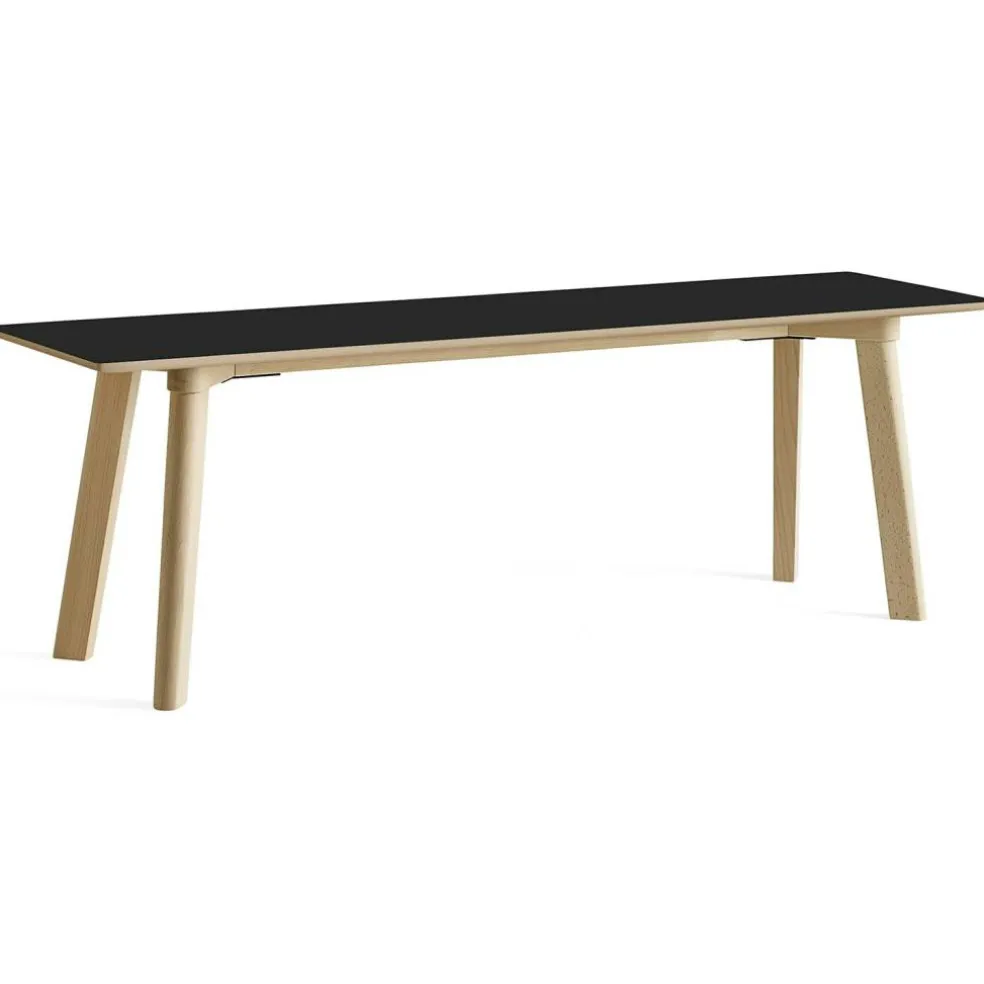 CPH Deux 215 2.0 Bänk 140 cm, Stone Grey / Vattenbaserad Lackad Ek