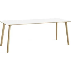 CPH Deux 210 2.0 Bord 75x200 cm, Pearl White / Vattenbaserad Lackad Ek