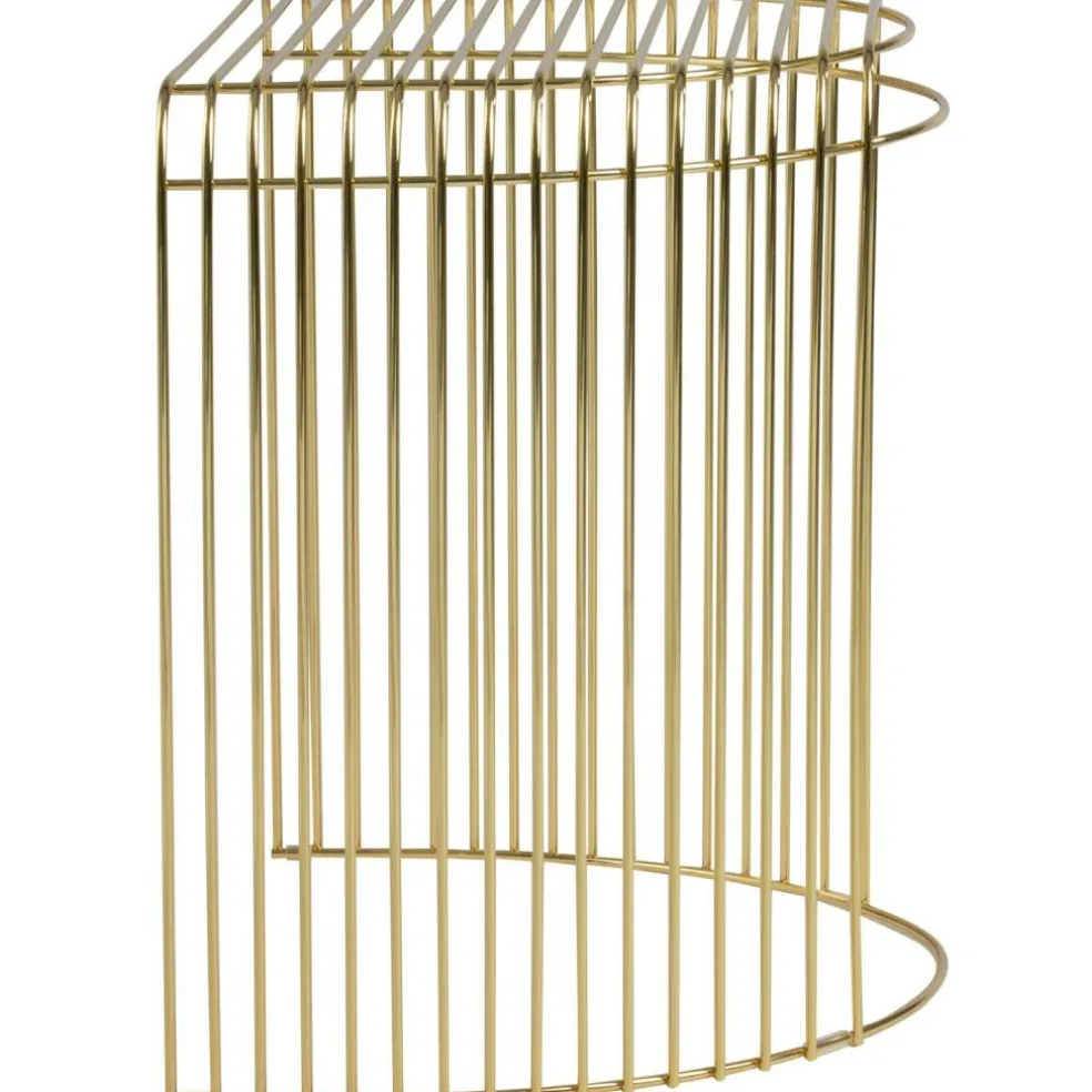 Curva Sidobord Mässingpläterat Stål, Guld