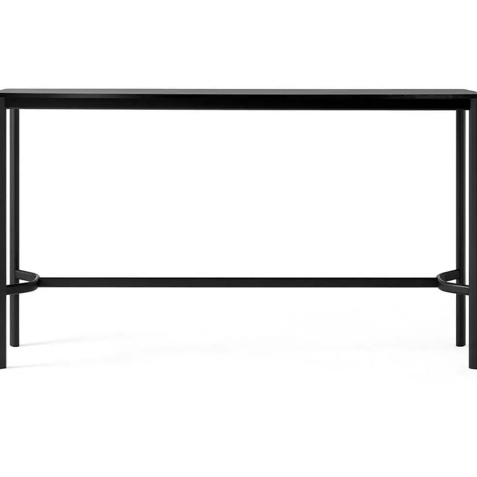 Drip HW63 Barbord 50x190x105 cm, Svart Laminat / Brons