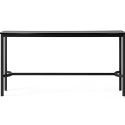 Drip HW61 Barbord 50x190x95 cm, Svart Laminat / Svart