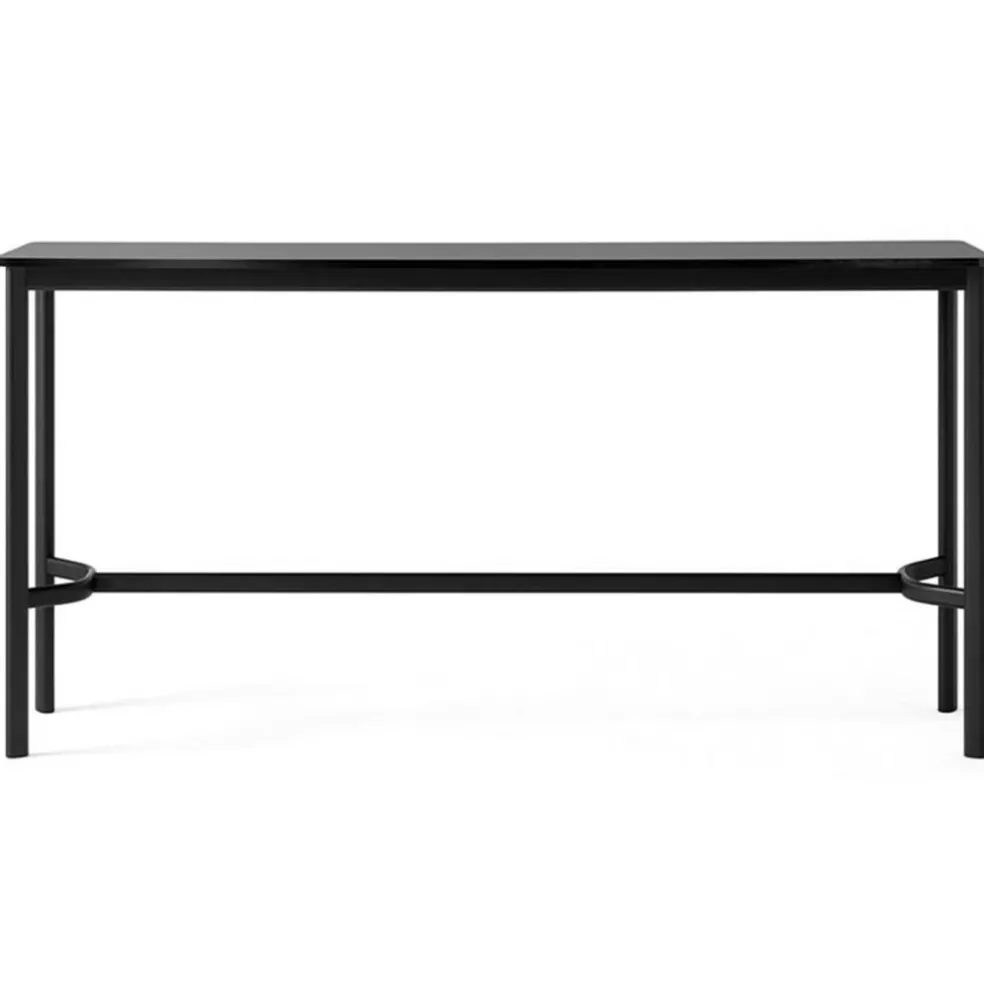 Drip HW61 Barbord 50x190x95 cm, Svart Laminat / Svart