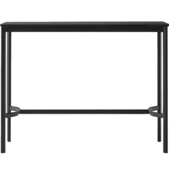 Drip HW113 Barbord 50x140x105 cm, Svart Laminat / Svart