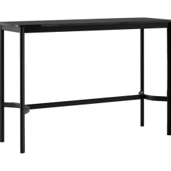 Drip HW111 Barbord 50x140x95 cm, Svart Laminat / Brons