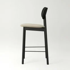 Elephant Barstol, Svart / Beige breeze