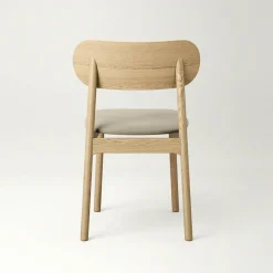Elephant Stol, Naturlig Ek / Beige Sammet
