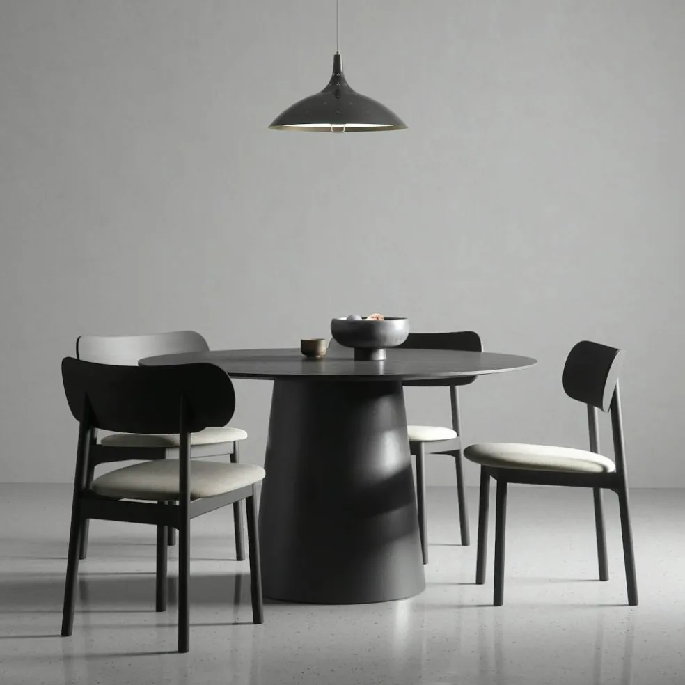 Elephant Stol, Svart / Beige Breeze