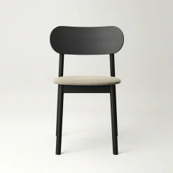 Elephant Stol, Svart / Beige Sammet