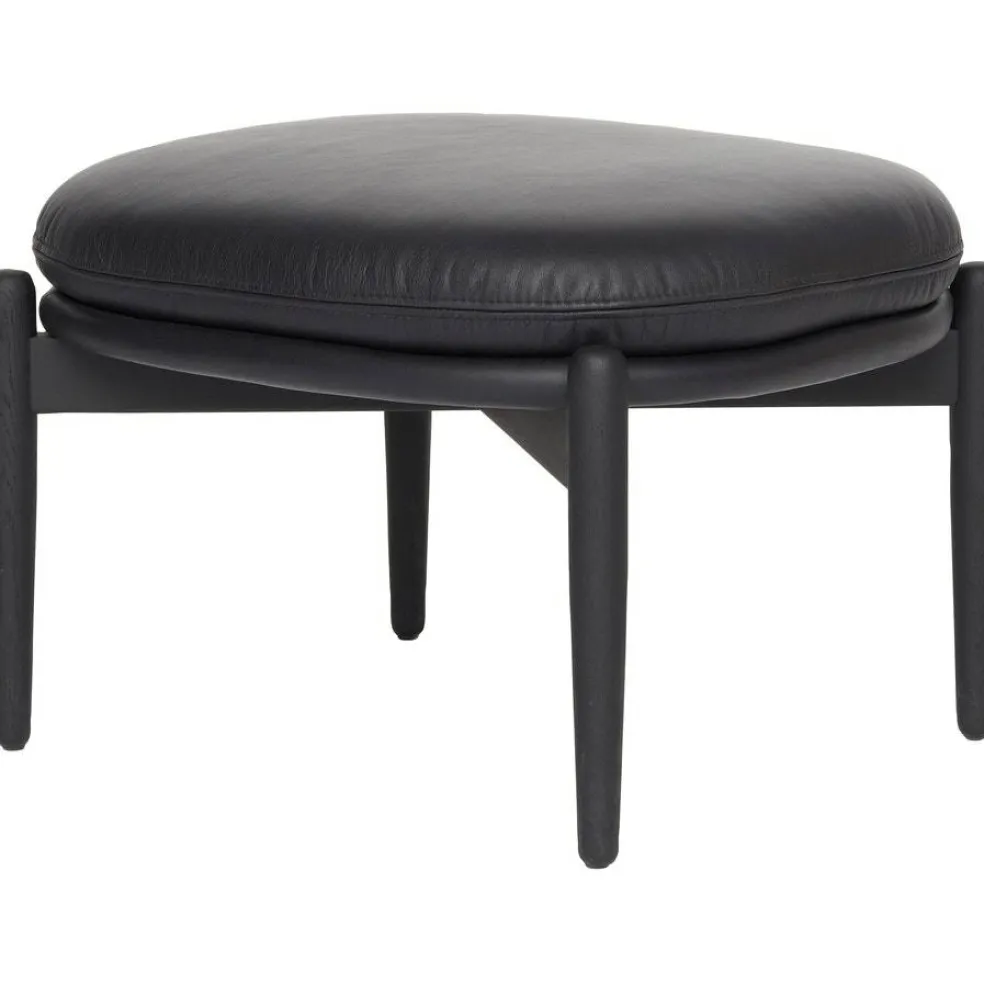 Embody Pall, Skinn Elmosoft Svart / Svartbetsad Ek