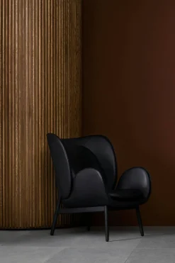 Embrace Fåtölj Med Fotpall S, Elmosoft Black