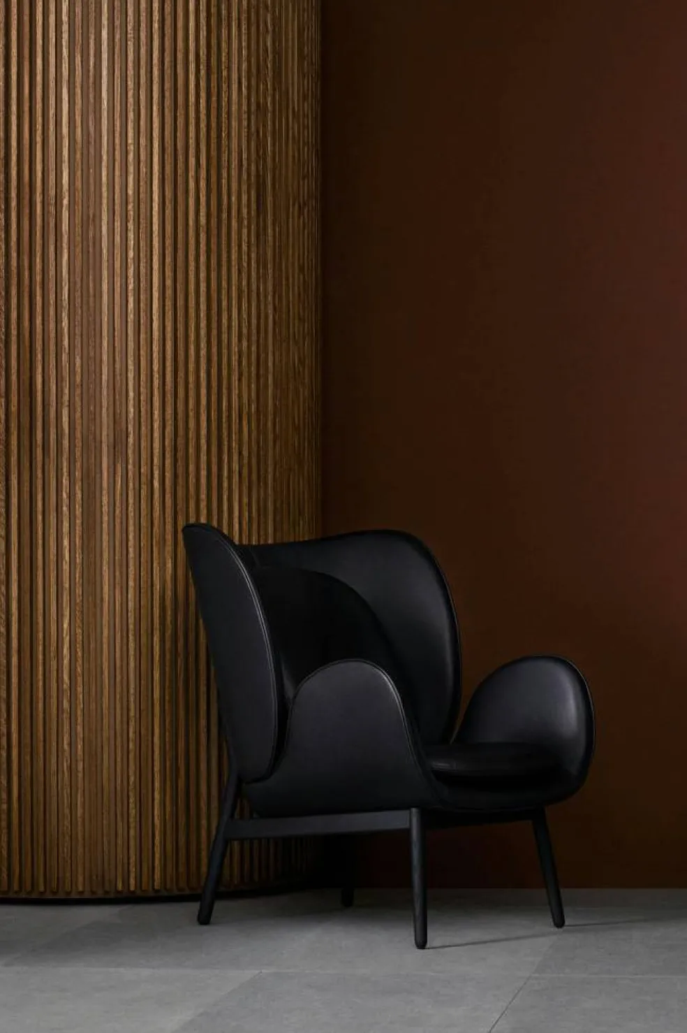 Embrace Fåtölj Med Fotpall S, Elmosoft Black