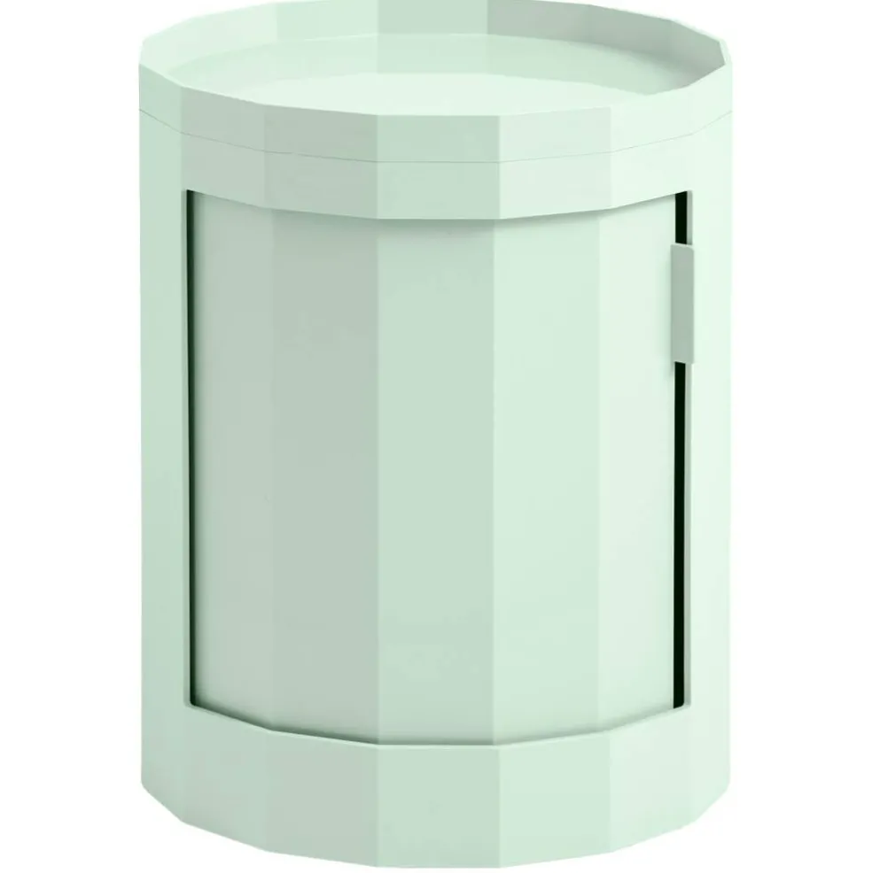Facet Skåp Låg, Soft Mint