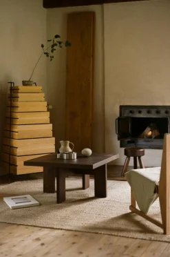 Farmhouse Soffbord 52x105 cm, Mörk Ek