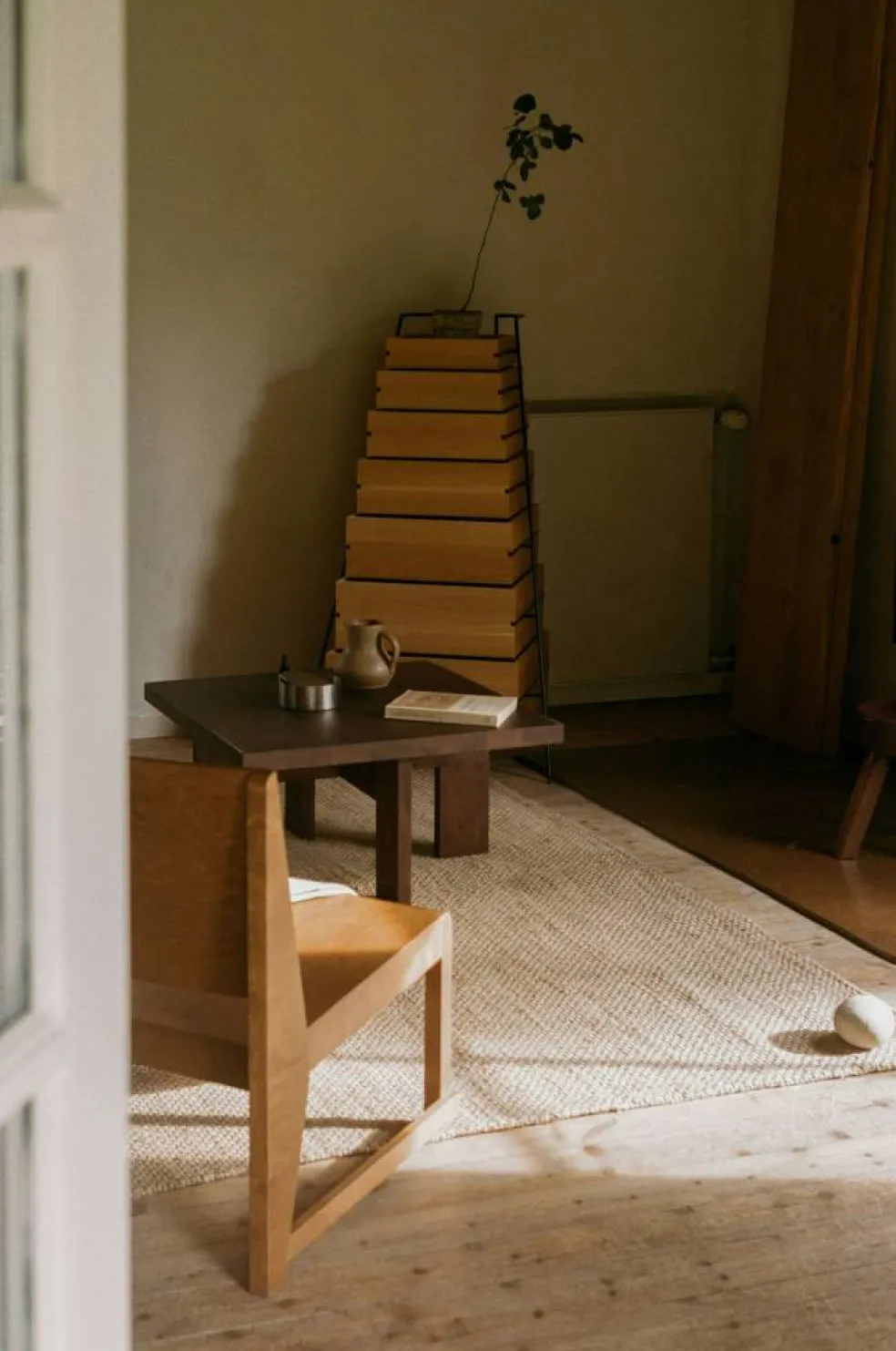 Farmhouse Soffbord 52x105 cm, Mörk Ek