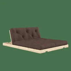 Flip Soffa Med Madrass 140x200 Brun/Raw