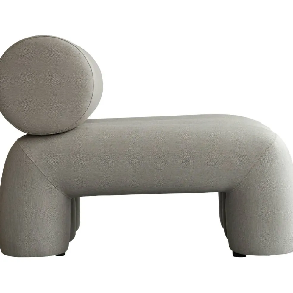 Foku Loungefåtölj, Taupe