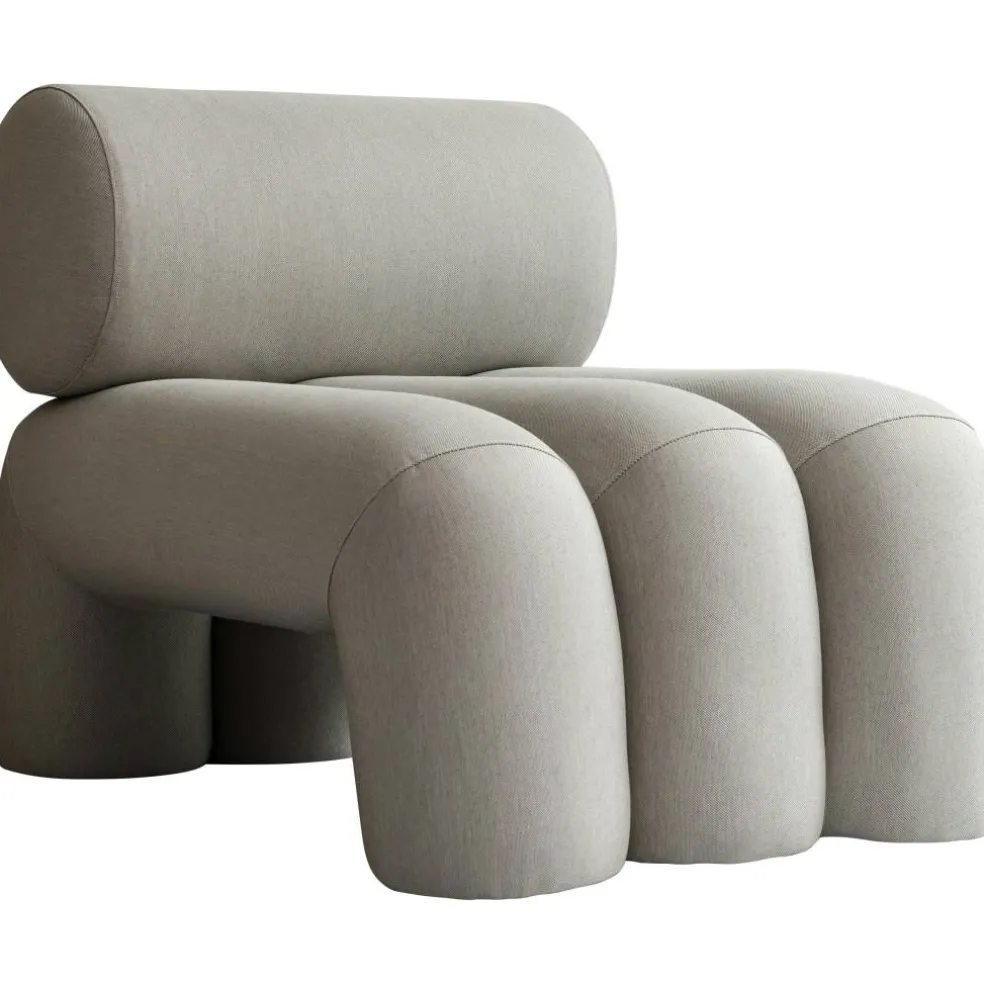 Foku Loungefåtölj, Taupe