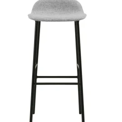 Form Barstol 75 cm, Grå / Svart Ek